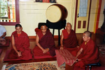 Losar at Nechung Wood Valley Temple in 2000