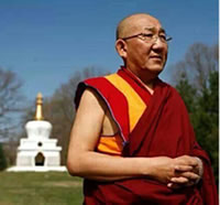 Arjia Rinpoche at Nechung Wood Valley Temple