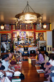 Losar at Temple 2000