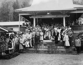 Kapapala Mission (Wood Valley Temple) circa 1955, Donald Shintaku