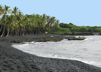 Punaluu Black Sand Beach