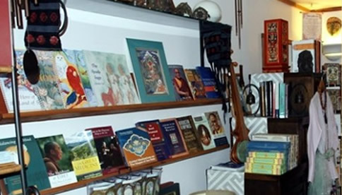 Selection of Books at the Temple Store at Nechung Temple