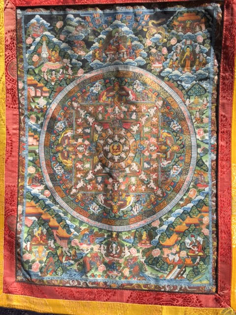 Hand Painted Thangka - Guru Mandala $500