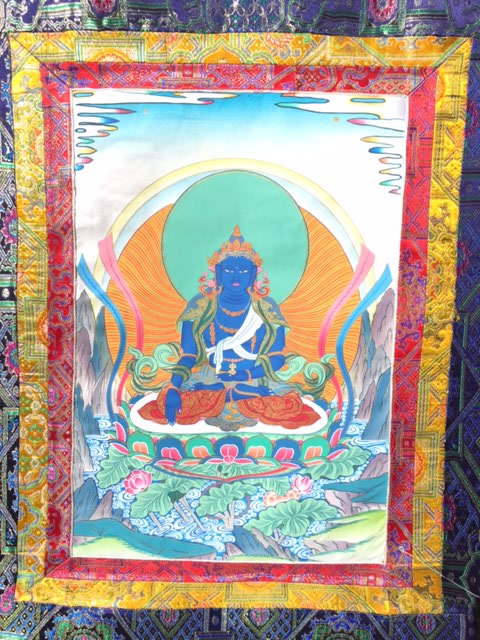 Hand Painted Thangka - Aksobhya $750